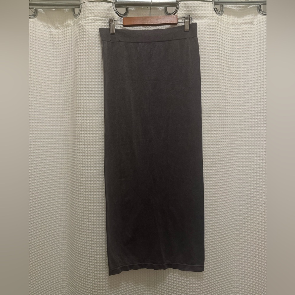 Zara Charcoal Midi Pencil Skirt - XS-S
